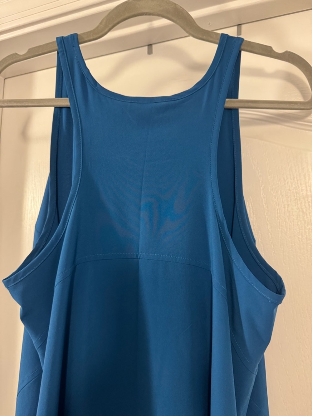 Athleta Presidio Traveler Teal-Blue Scoop Neck Tank Dress - Picture 8 of 11